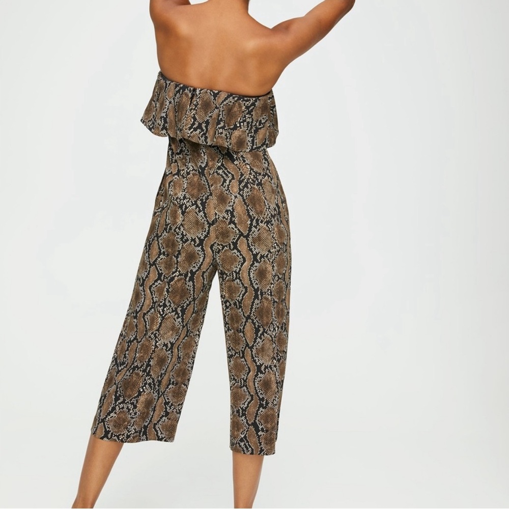 Babaton Flutter Jumpsuit - Snakeskin - Size 0 - image 2
